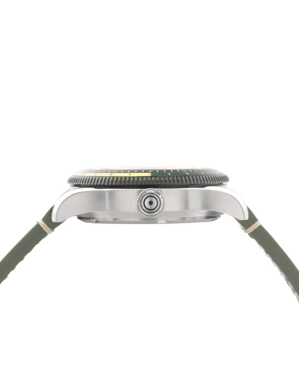 AVI-8 Gray Flyboy Leather Strap Watch for men