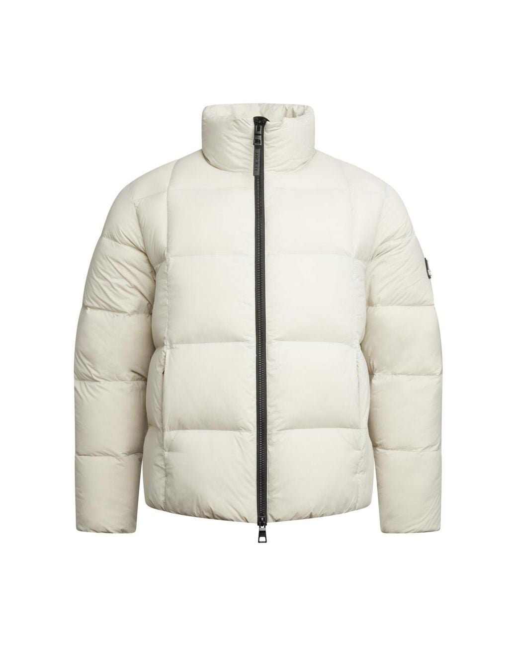 Jacket Natural Cloud Long Sleeve Puffer Racer Jacket for men