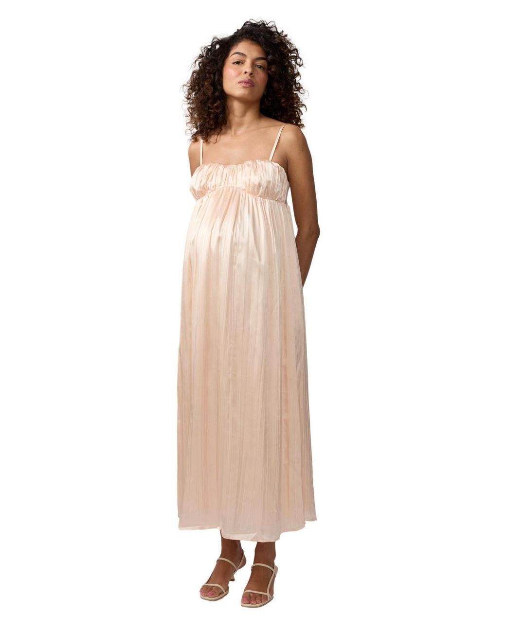 Ingrid & Isabel Natural Ingrid + Isabel Ingrid + Isabel Solid Satin Maxi