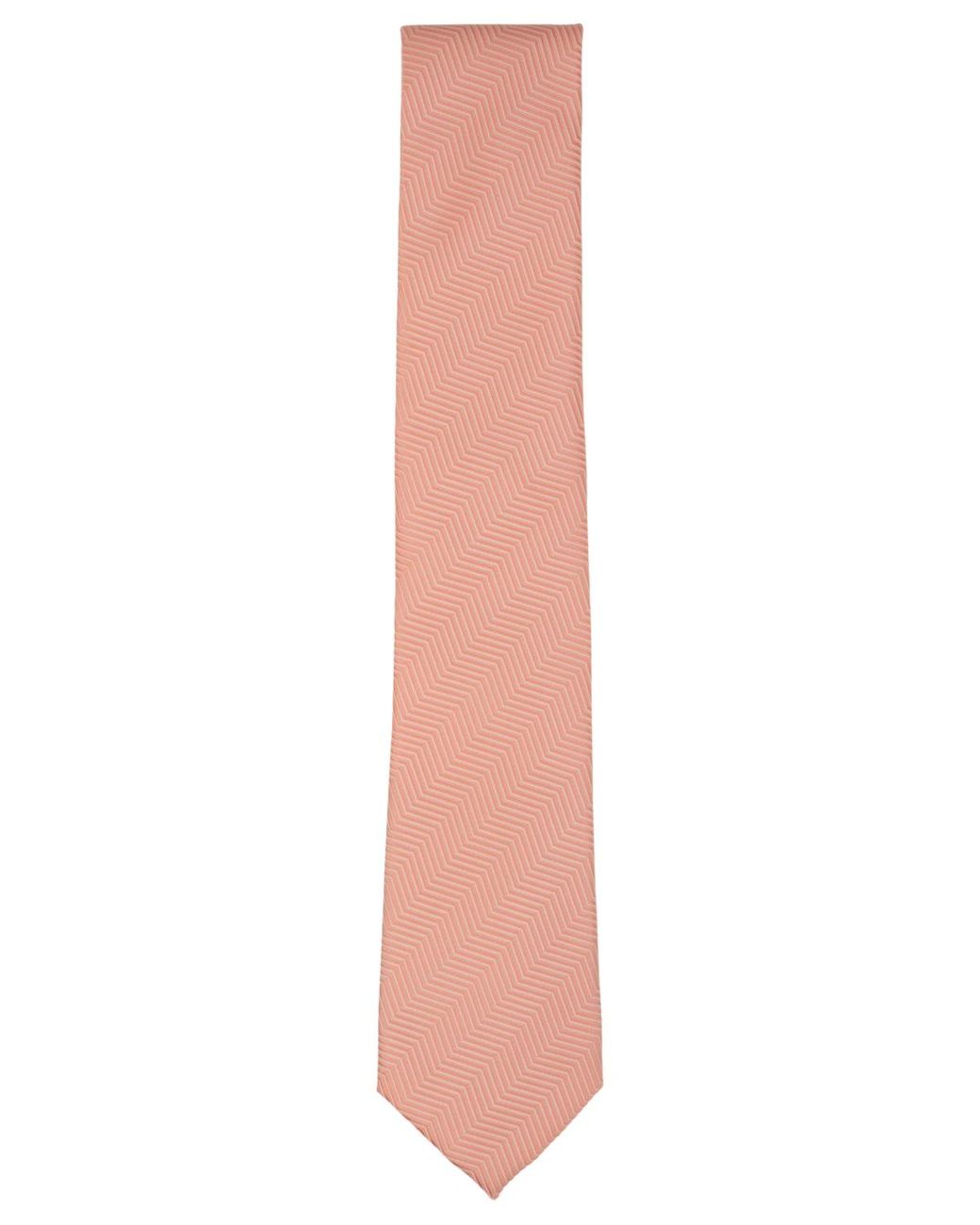 Alfani Pink Herringbone Pattern Tie for men