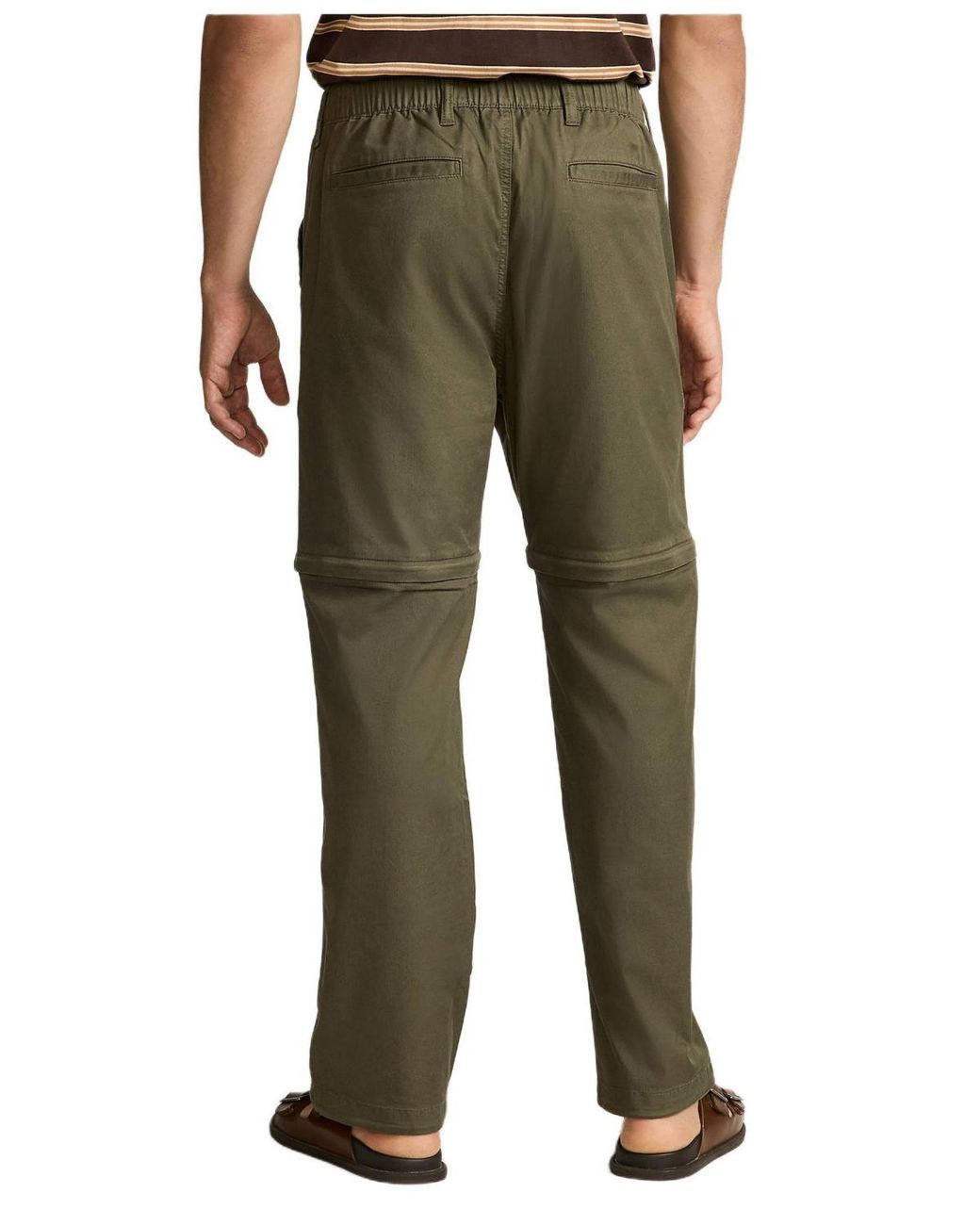 Lands' End Green Zip Off Pant for men
