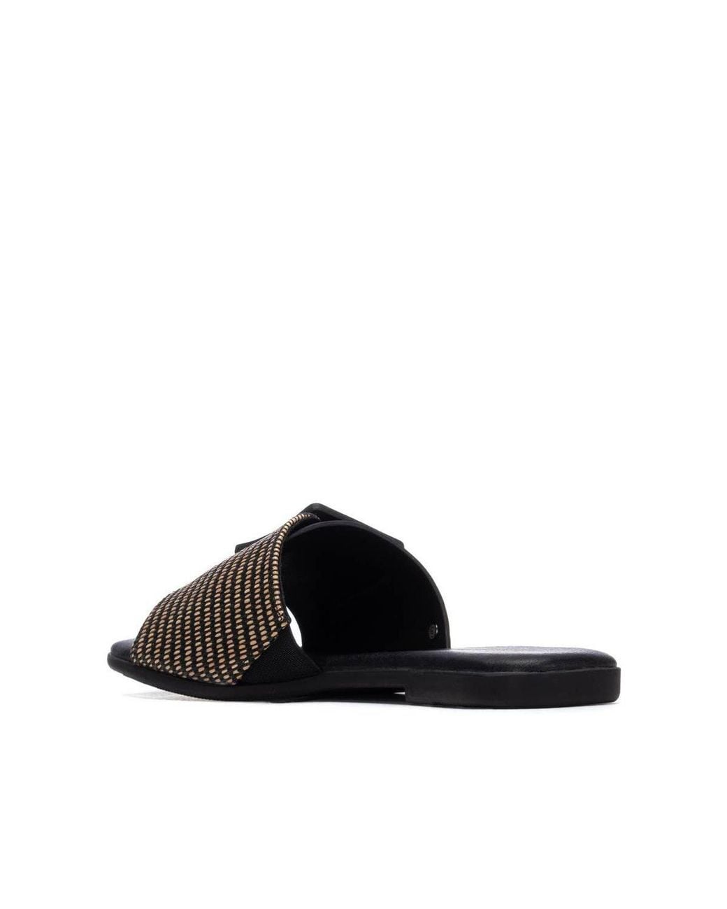 Xti Black Refresh Collection Flat Sandals