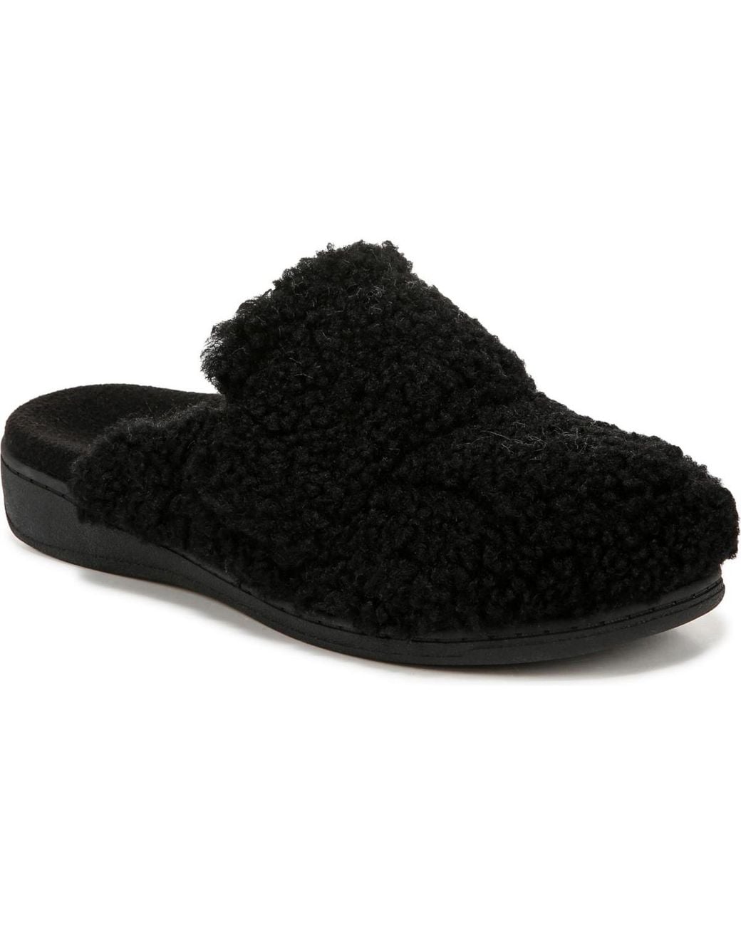 Vionic Black Gemma Ii Mule Slippers