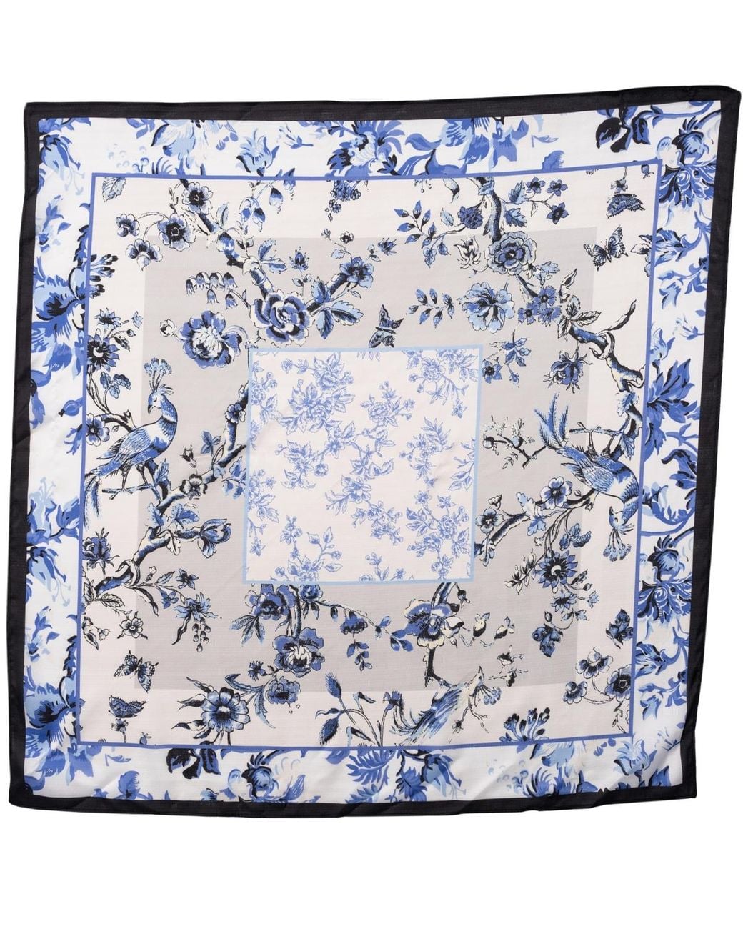 Vince Camuto Blue Wallpaper Square Scarf