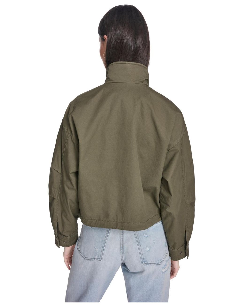 Levi's Green Cropped Surplus Jacket