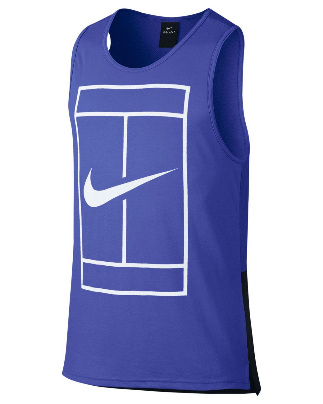 Nike Synthetic Men's Court Dry Tennis Tank Top in Blue/White (Blue) for Men  | Lyst