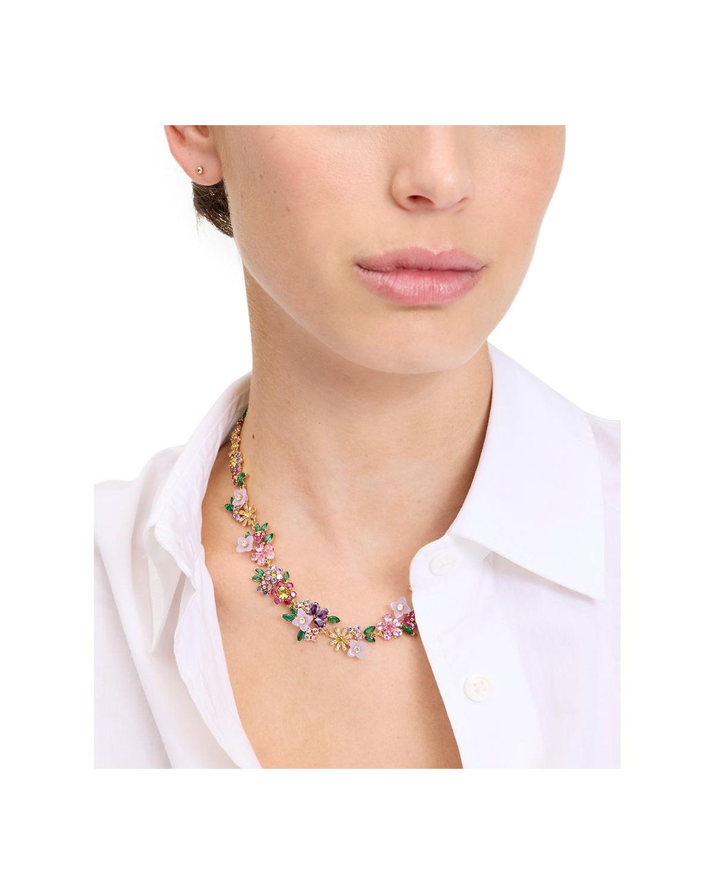 【人気】Kate Spade Goldtone & Cubic Ziconia ネックレス ソー スペード ミニ ペンダント（ネックレス）｜kate spade new