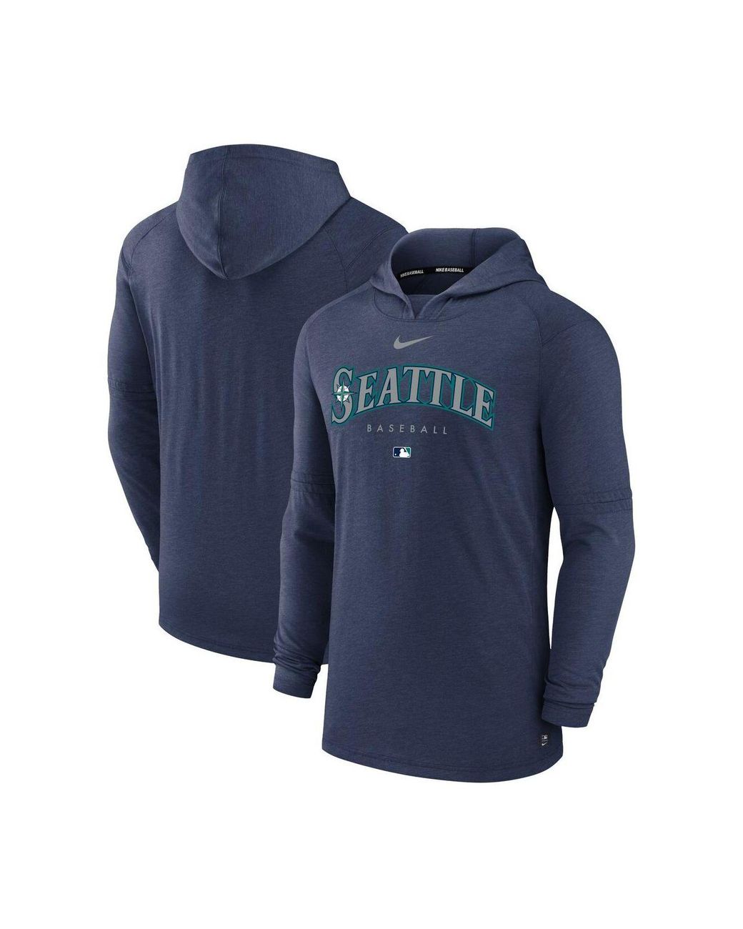 Nike Heather Navy Seattle Mariners Authentic Collection Early Work Tri ...
