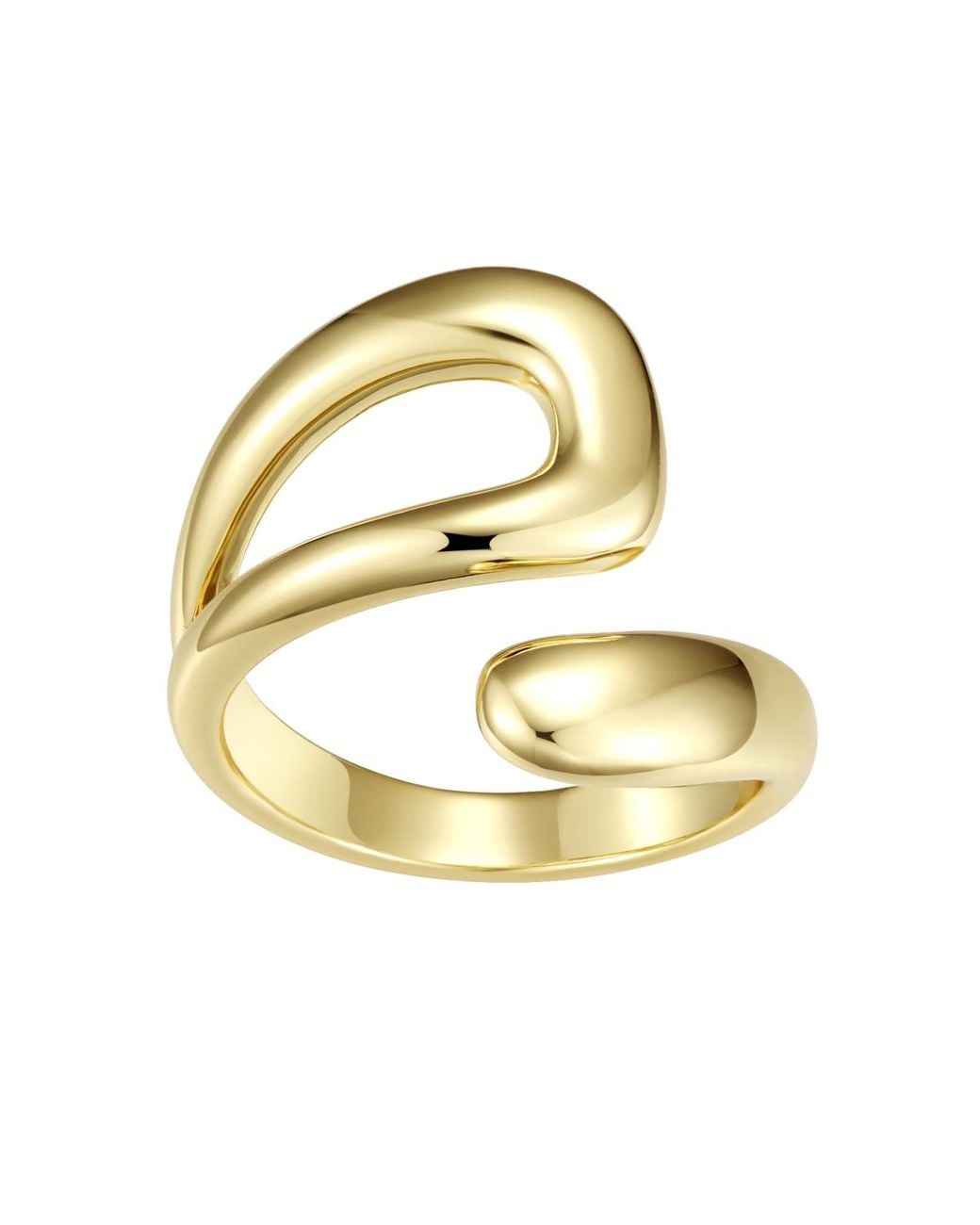 Macy's Metallic Plated Bypass Statement Ring