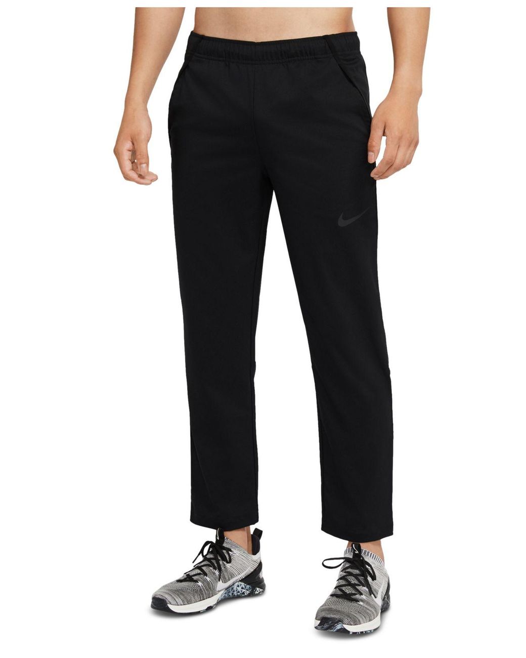 Nike Synthetic Dri-fit Woven Training Pants in Black for Men - Lyst