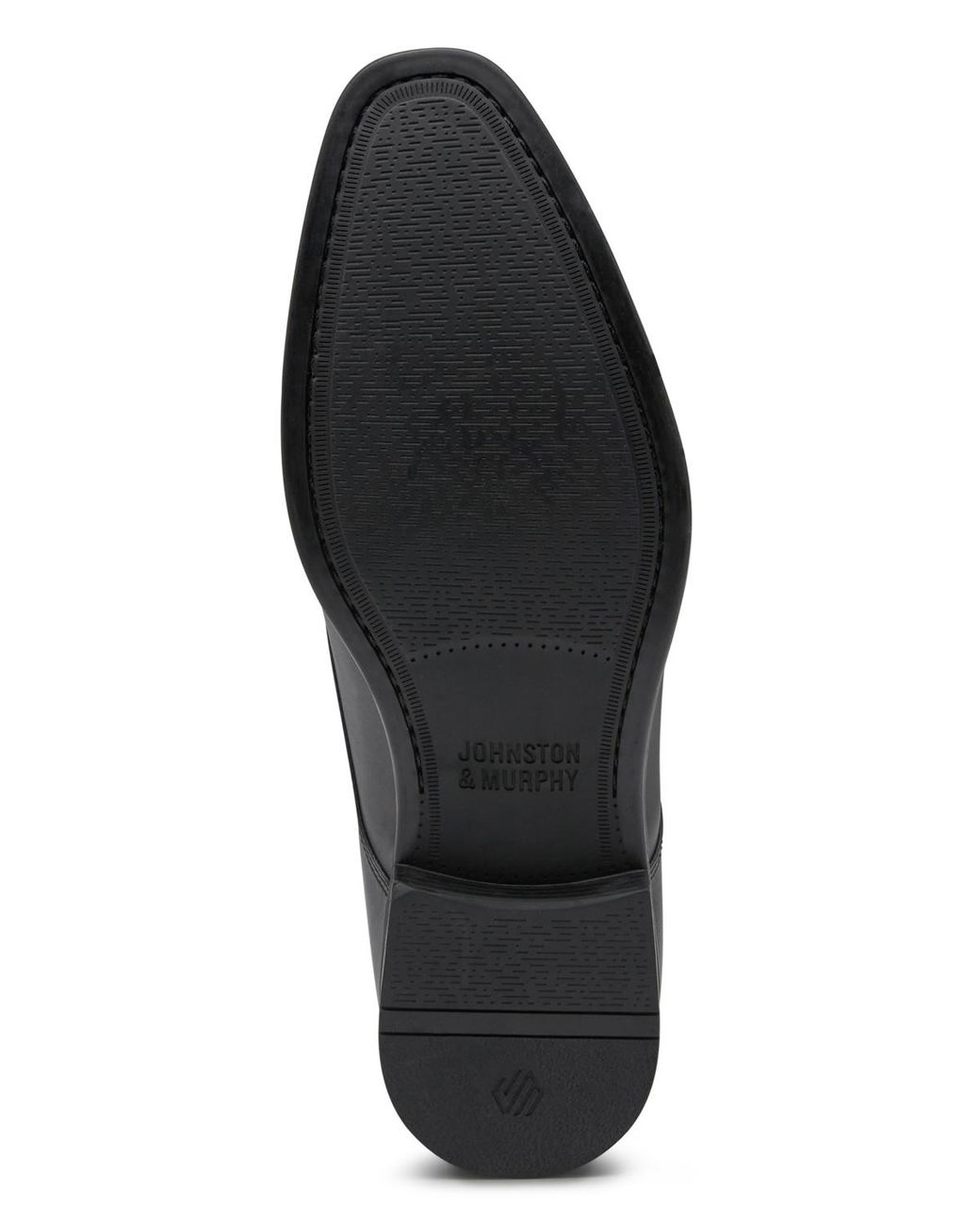 Johnston & Murphy Black Gibbons Cap Toe Oxfords for men