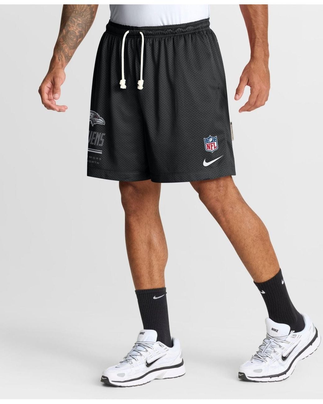 Baltimore Racesn Nike Black/platinum Baltimore Ravens Sideline Standard Issue Dri-fit ...