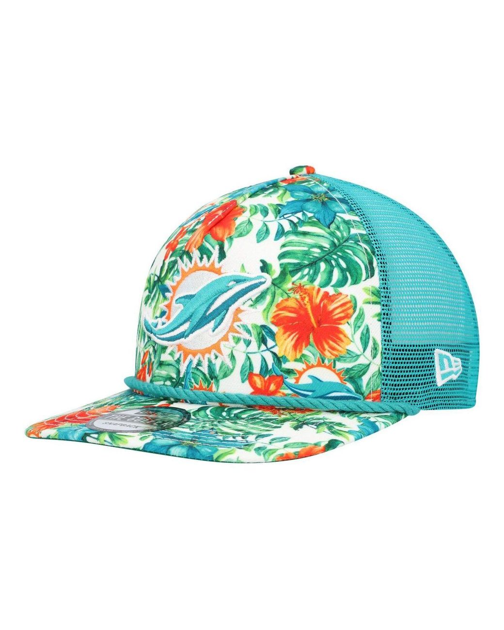 KTZ Miami Dolphins Black Metallic Gold 9fifty Snapback Cap for Men