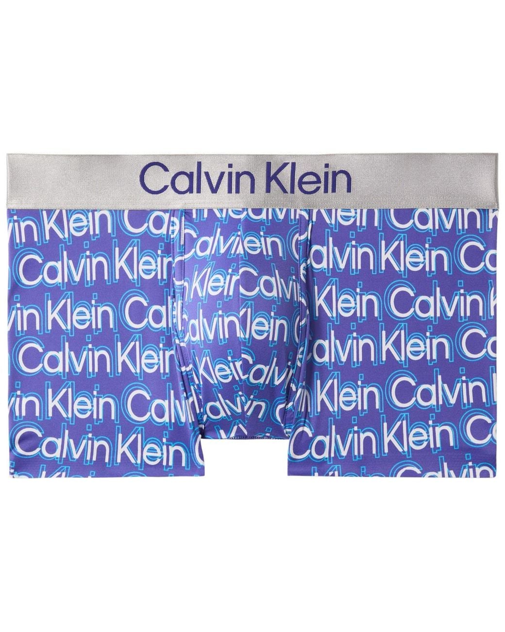 Calvin Klein Blue Logo Trunks for men