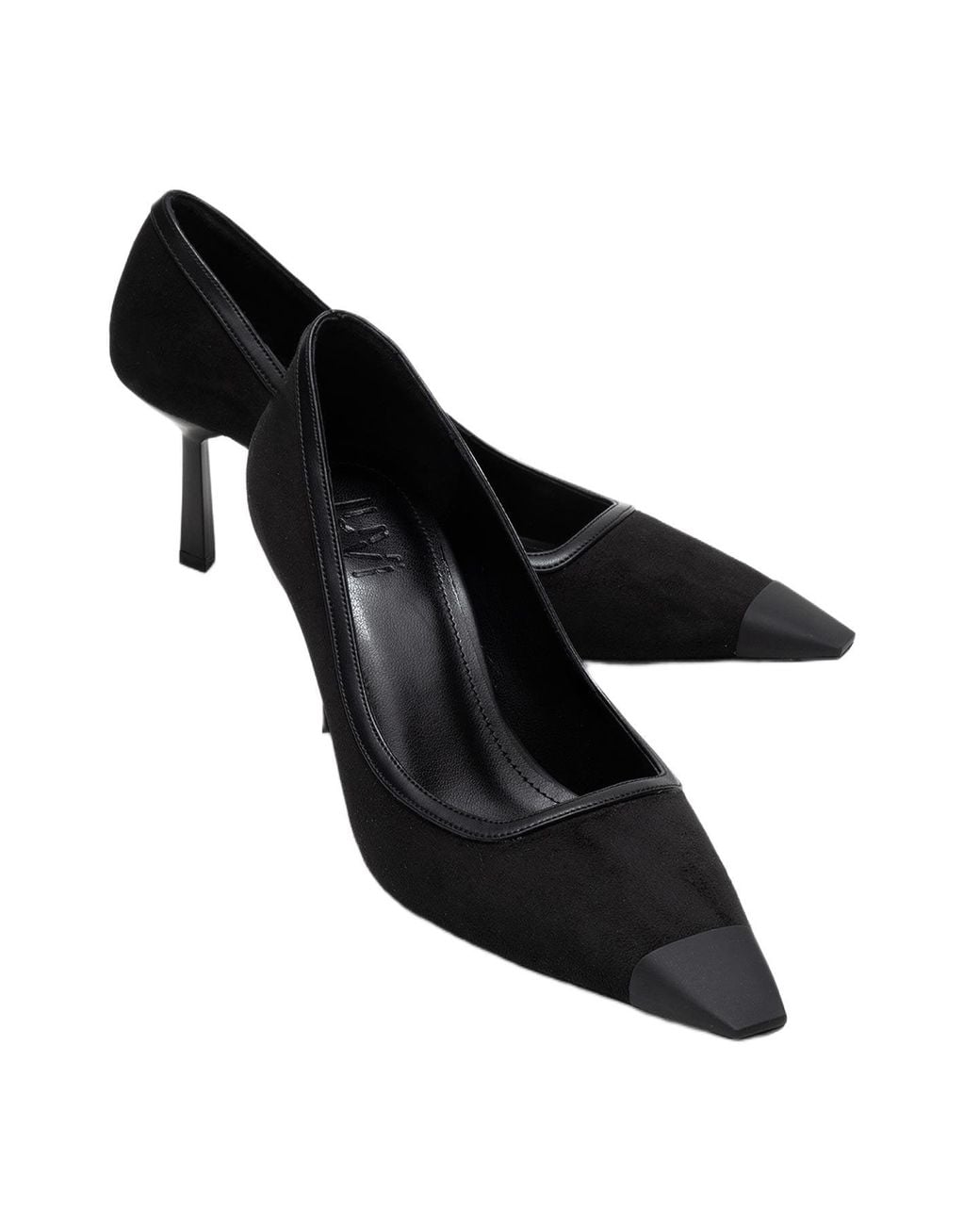 Prologue Shoes Black Rona Pointed Toe Pump