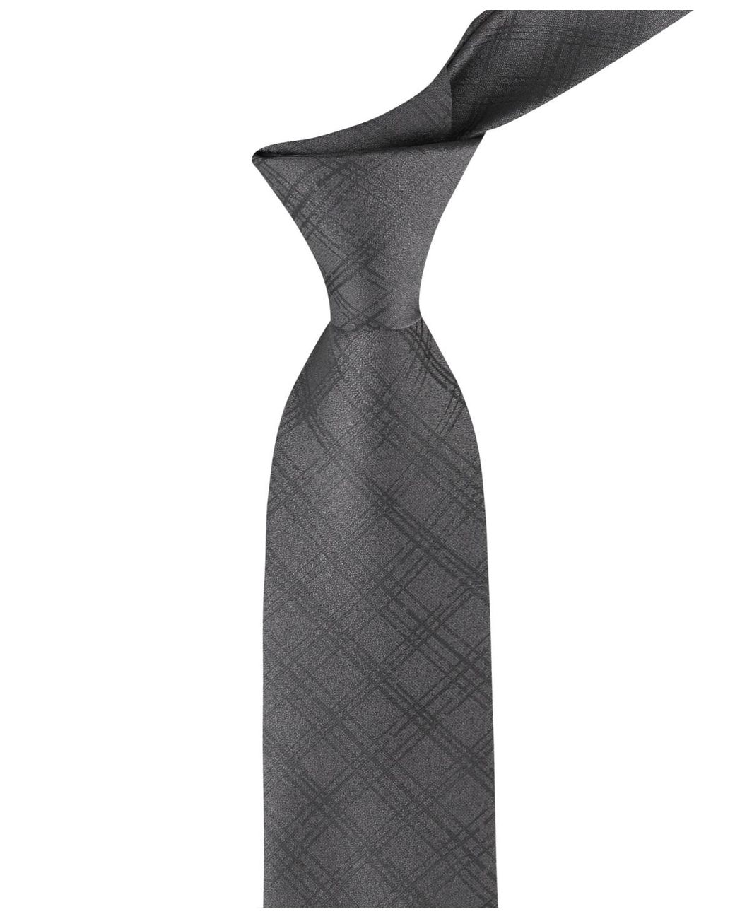 Calvin Klein Gray Wayne Check Tie for men