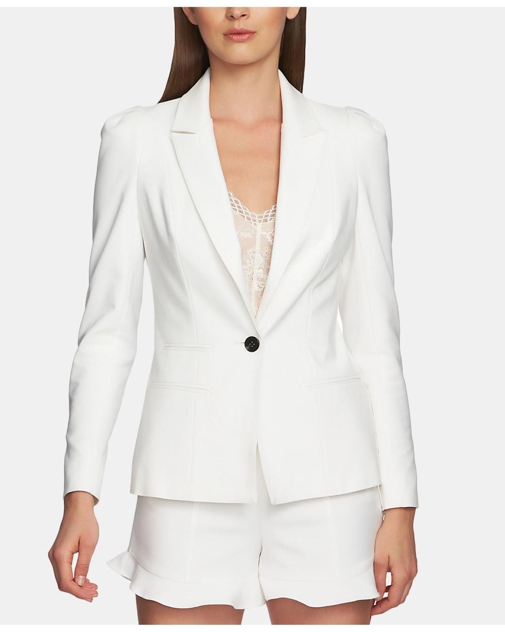1.STATE One-button Fitted Blazer in 