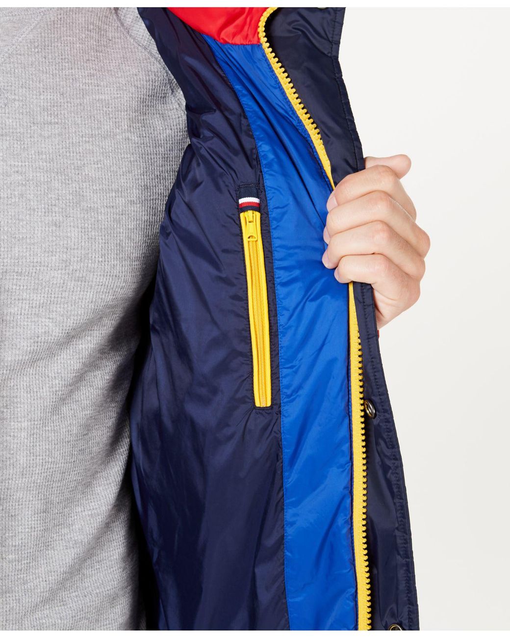 Tommy Hilfiger Wilson Colorblocked Puffer Jacket in Blue for Men