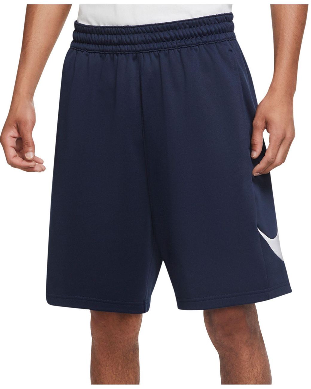 Nike Fleece Basketball Shorts in Navy (Blue) for Men Lyst