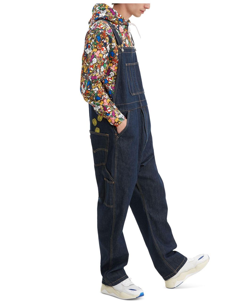 Cotton Nintendo Super Mario Overalls 