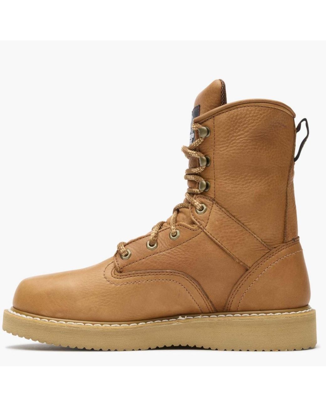 Georgia Boot Brown Wedge Work Boot for men