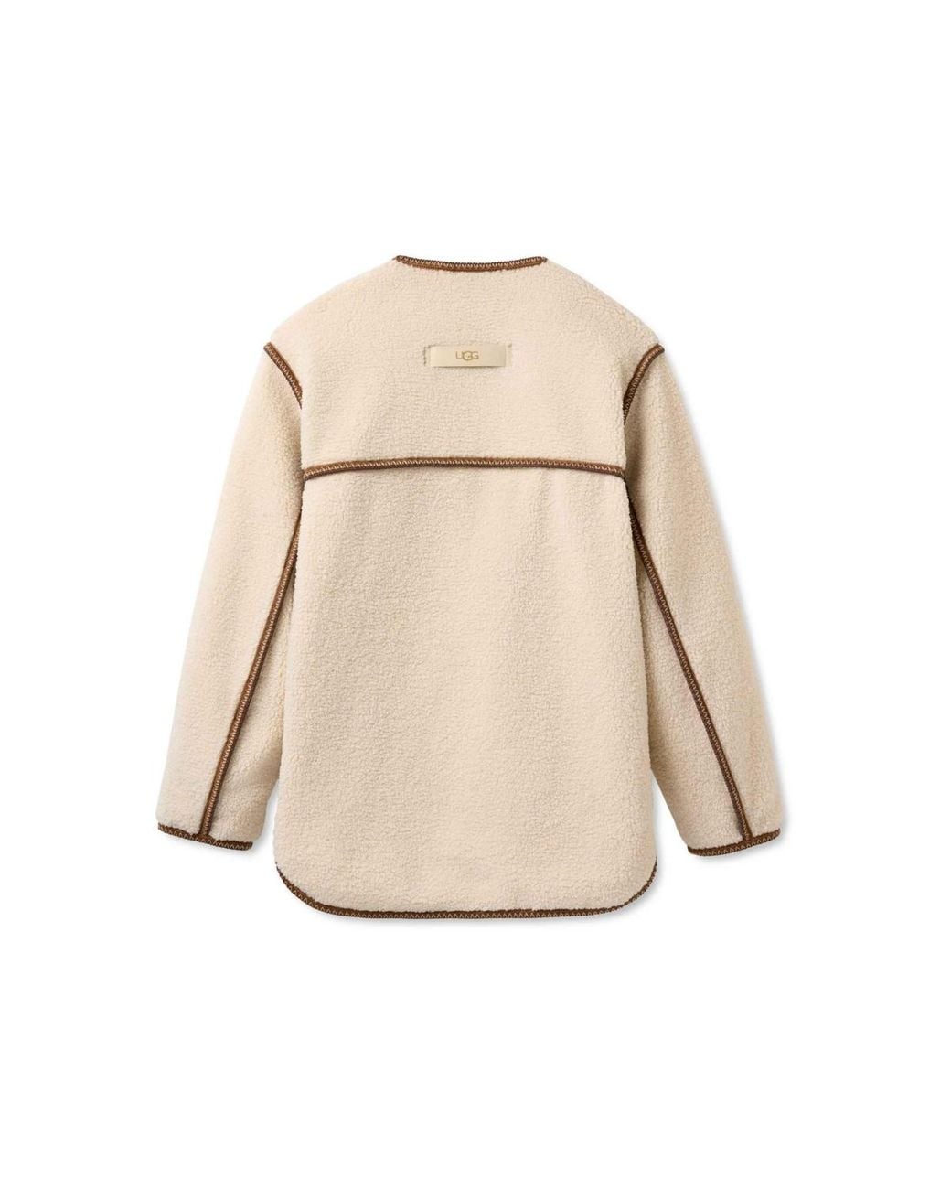 Ugg Natural Emerson Braid Front-placket Jacket