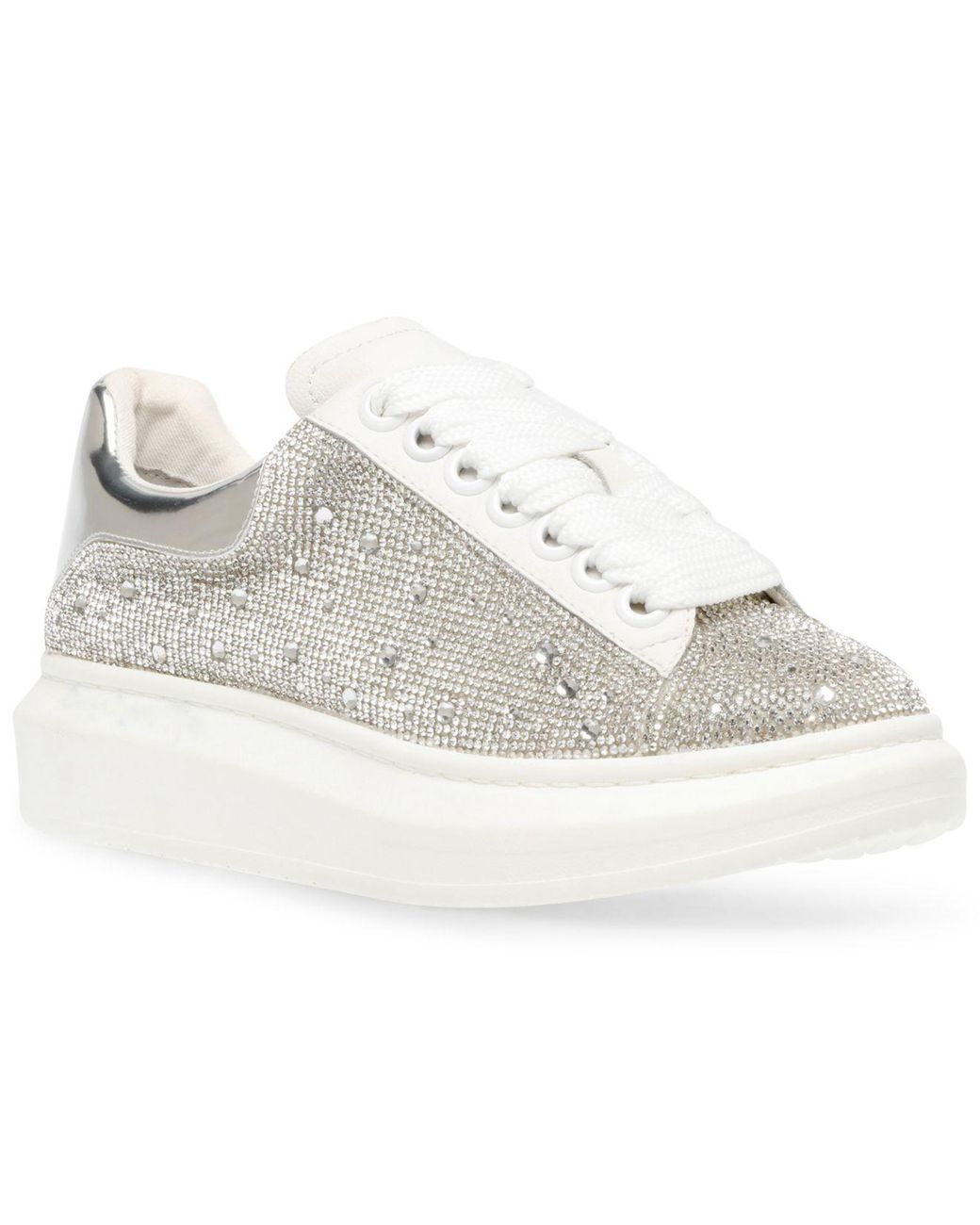 steve madden black sparkle sneakers