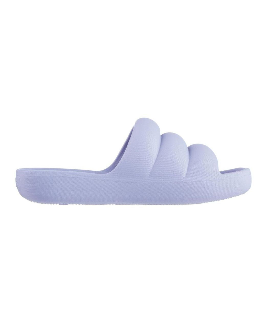 Totes Blue Molded Puffy Slide