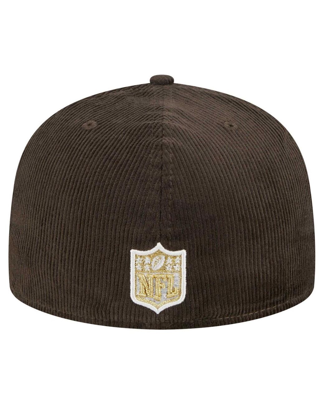 KTZ Brown Miami Dolphins Choco Cord 59fifty Fitted Hat for men