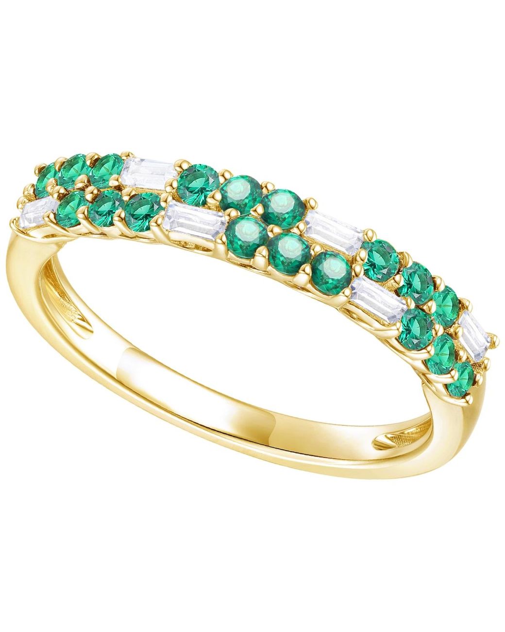 Macy's Green Created Sapphire