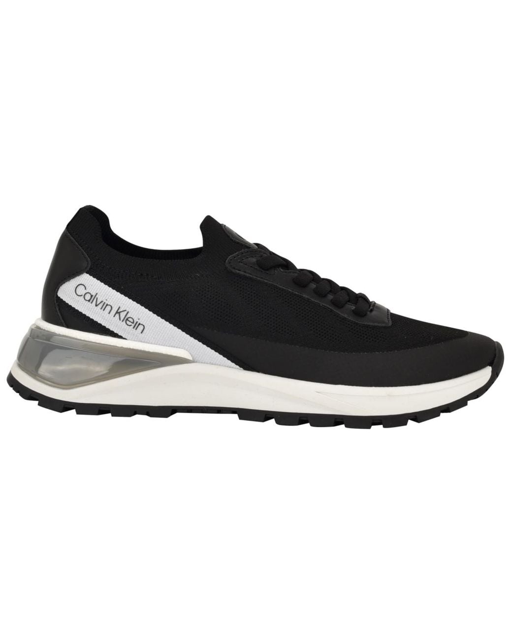 Calvin Klein Black Geneo Lightweight Knit Sneakers