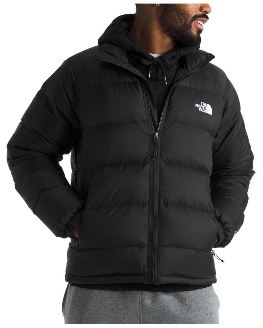 The North Face Black Hydrenalite Down Full Zip Puffer Jacket for men