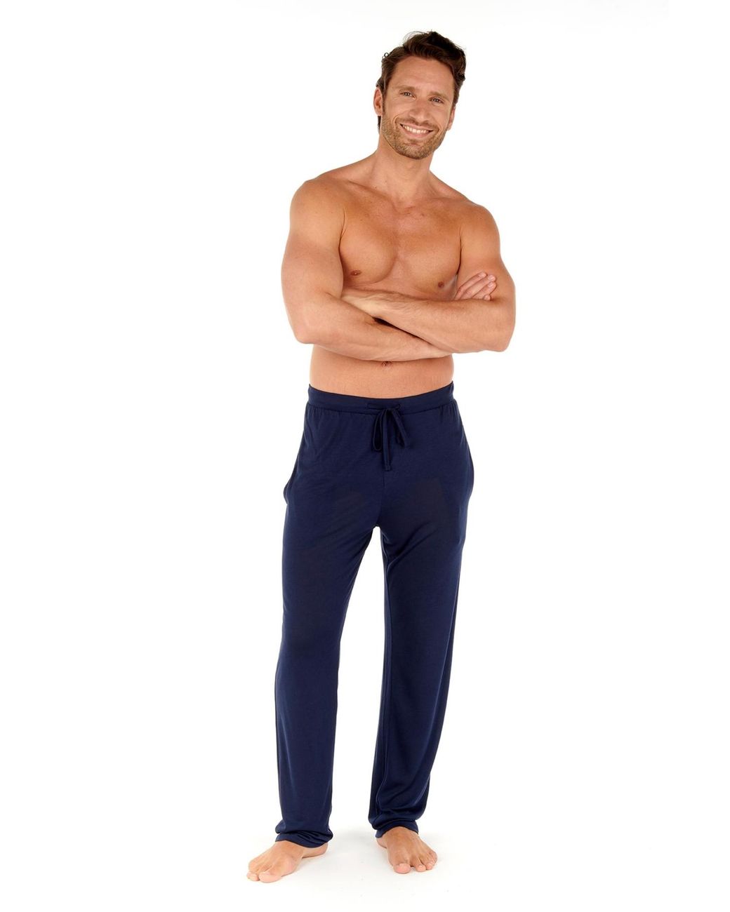 Hom Blue Usa Pants for men