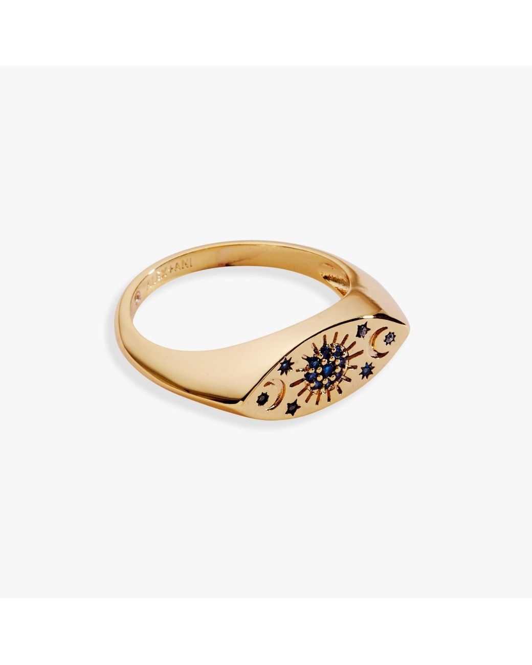 ALEX AND ANI Evil Eye Signet Ring in Metallic | Lyst