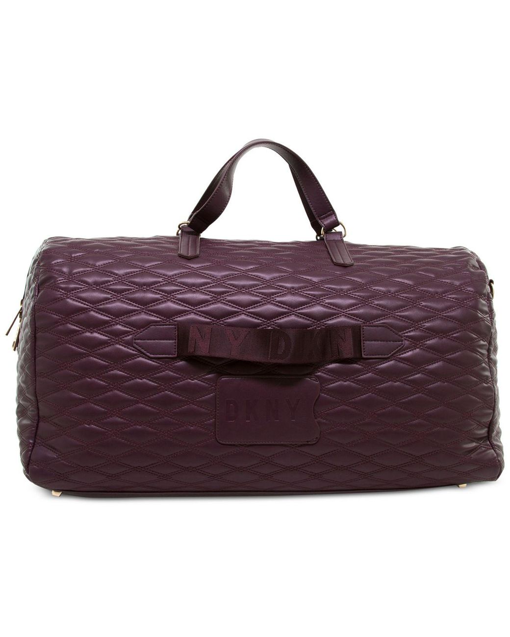 Dkny quilted hotsell barrel duffle large