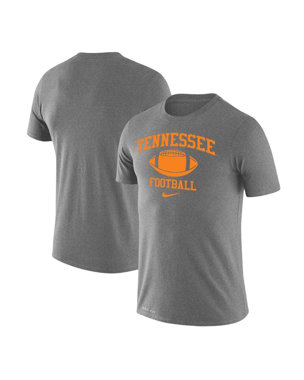 Nike Synthetic Heathered Gray Tennessee Volunteers Big And Tall