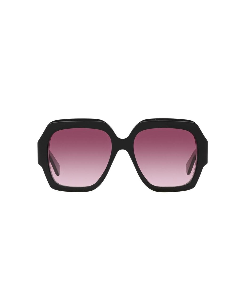Chloé Purple Rectangle Sunglasses