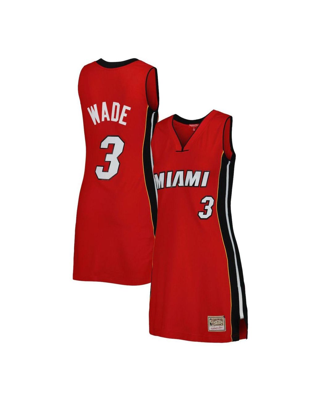 Mitchell & Ness Dwyane Wade White Miami Heat Hall Of Fame Class Of 2023  Throwback Swingman Jersey