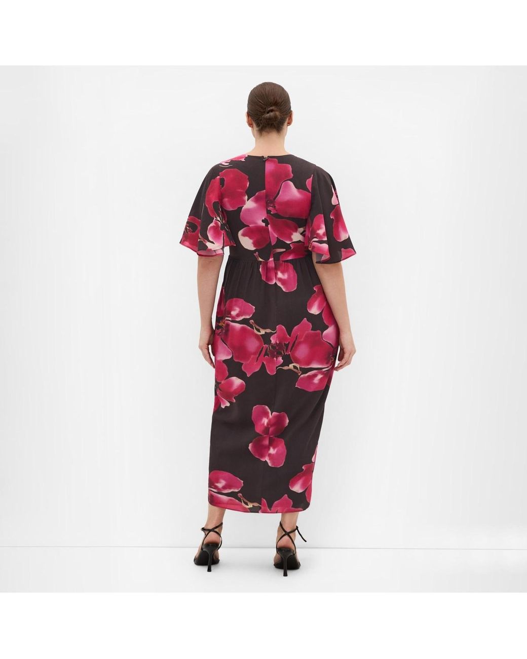 City Chic Red Braelynn Print Maxi Dress