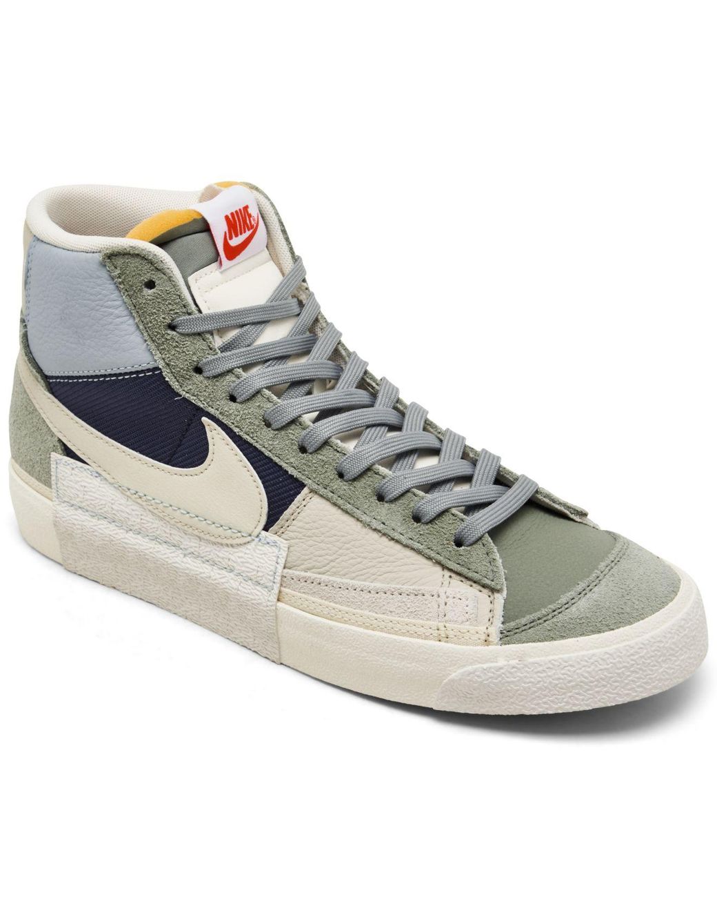 Nike Blazer Mid Pro Club Casual Sneakers From Finish Line in Blue for ...
