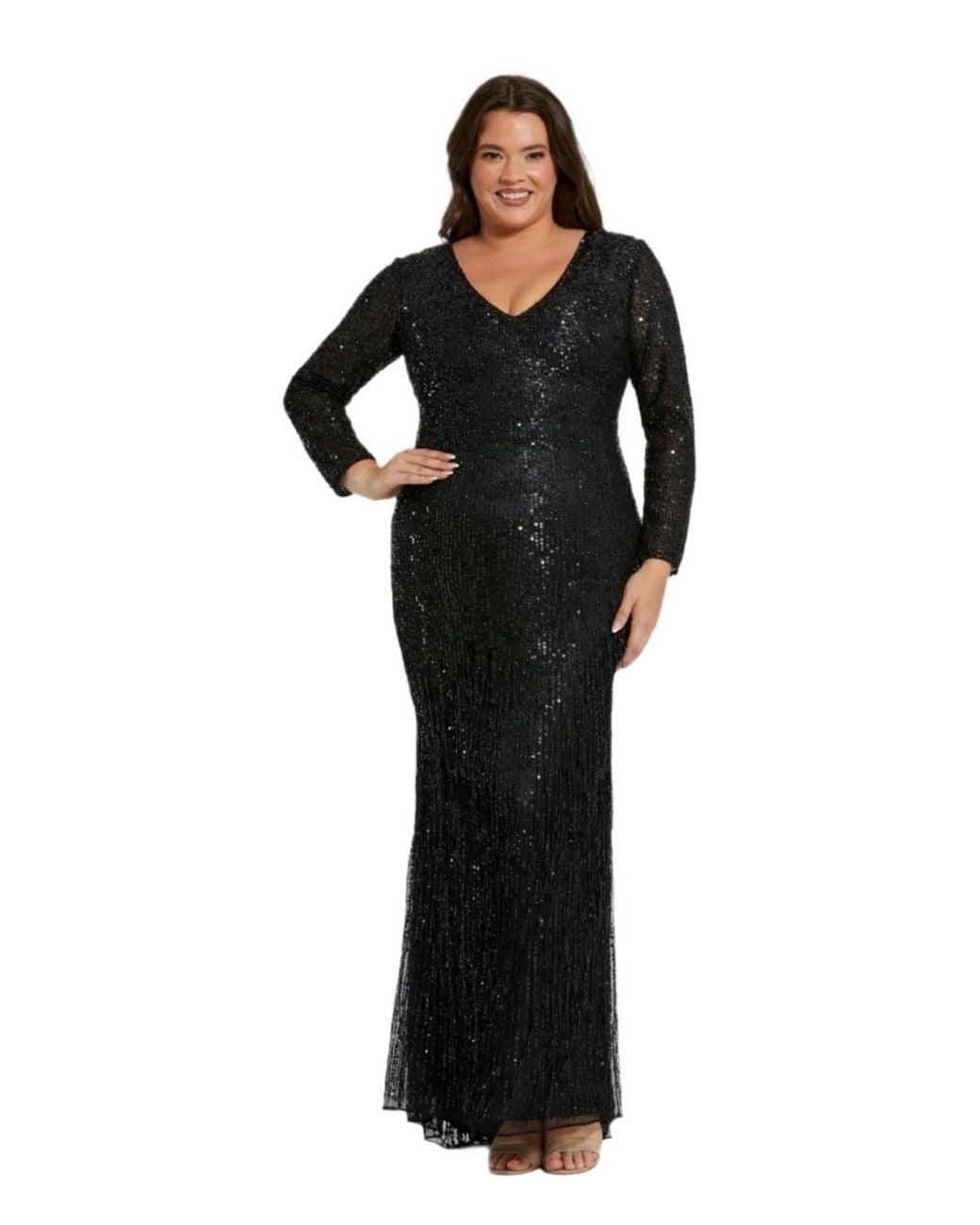 fitted lace wedding dress Mac Duggal 26722 Dress