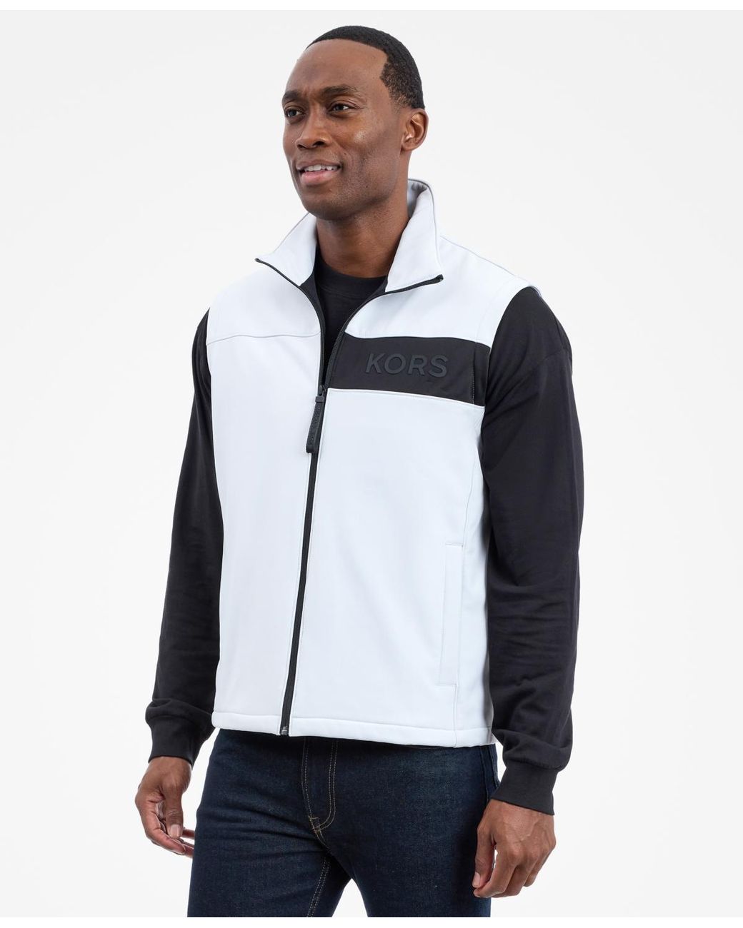Michael Kors Blue Softshell Vest for men