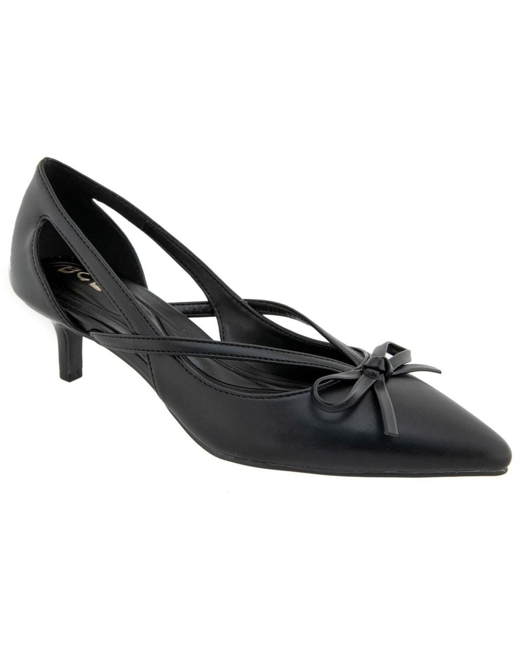 BCBGMAXAZRIA Black Dawny Kitten Heel Pump