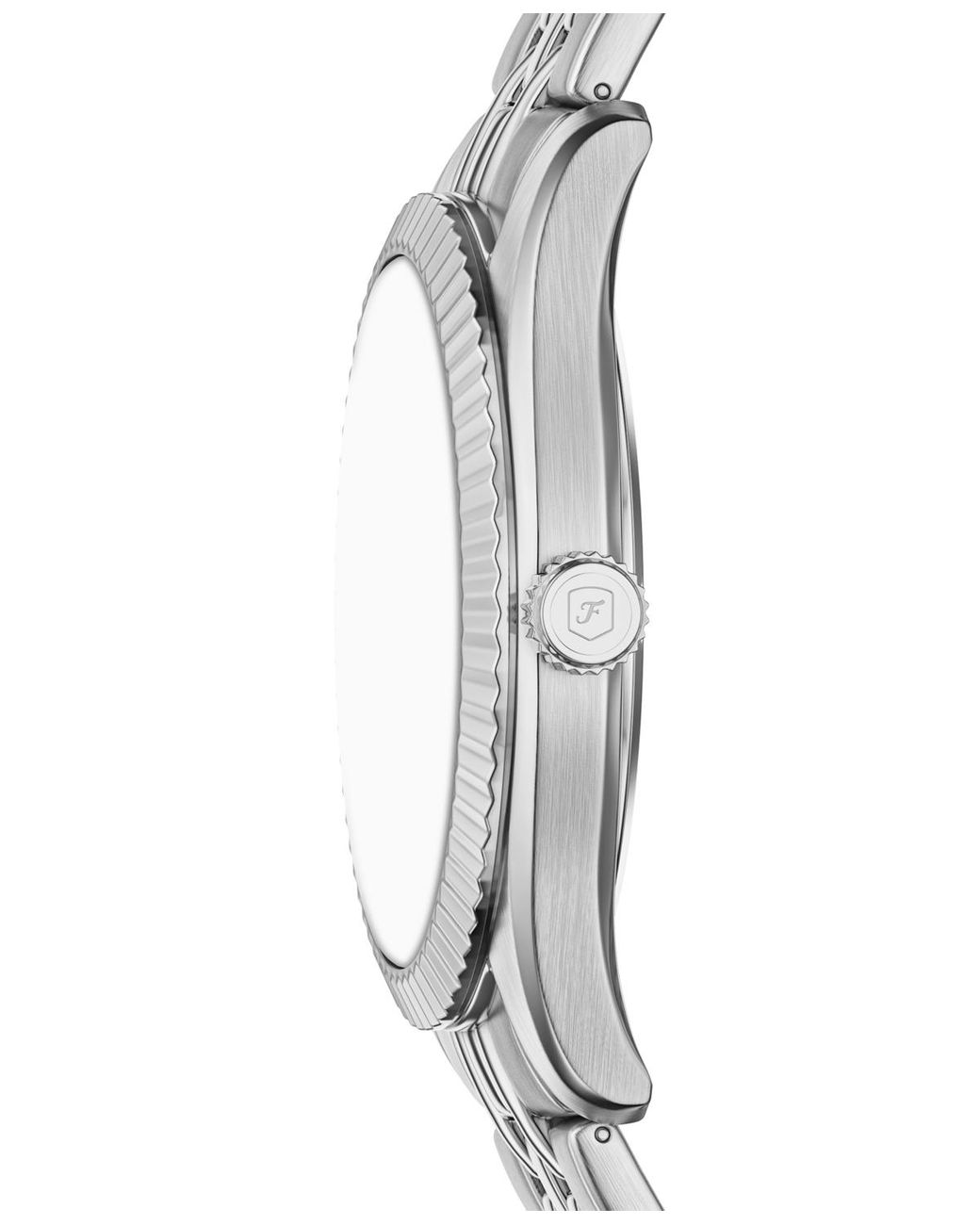 Fs6142 Fossil Campbell Three-hand Day-date Stainless Steel Watch in Gray for ...
