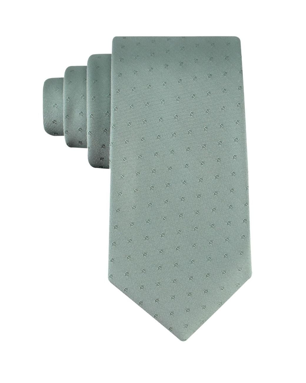 Calvin Klein Green Brack Solid Unsolid Pattern Classic Tie for men