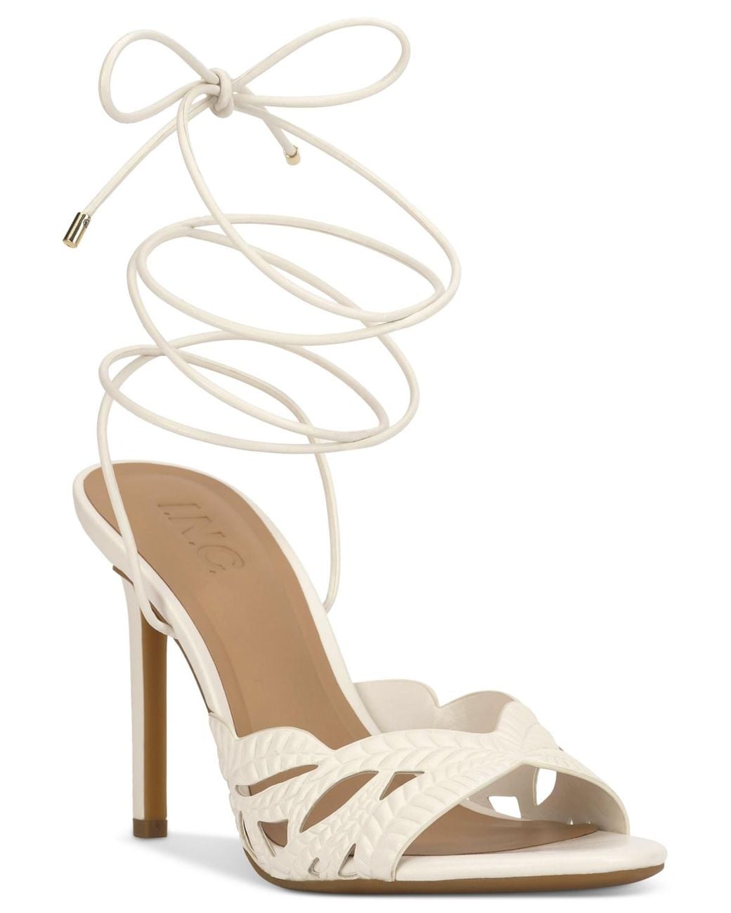 black dress shoes white socks Nine West Hather Sandal | Women's | Black | Size 10 | Heels main image 0