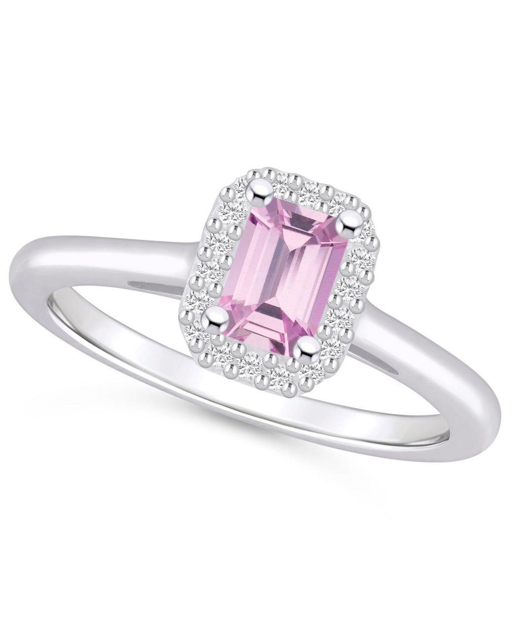Macy's pink shop sapphire ring