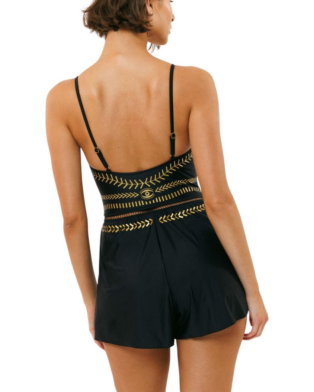 Biliblond Black Onepiece Overall