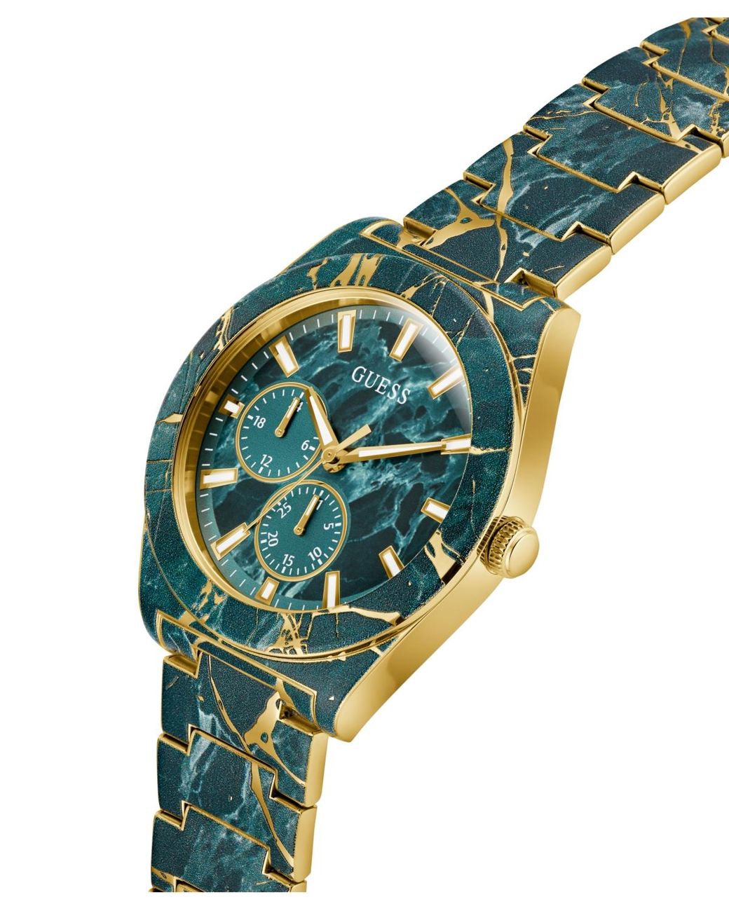 Guess Green Multi-function Watch for men