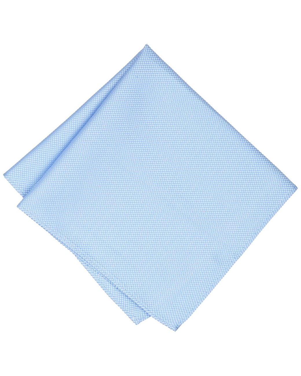 BarIII Blue Flemming Solid Pocket Square for men